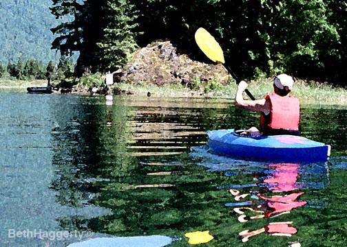 kayaking moment
